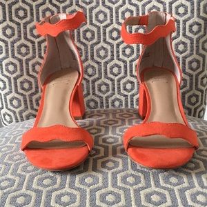 Orange sandals